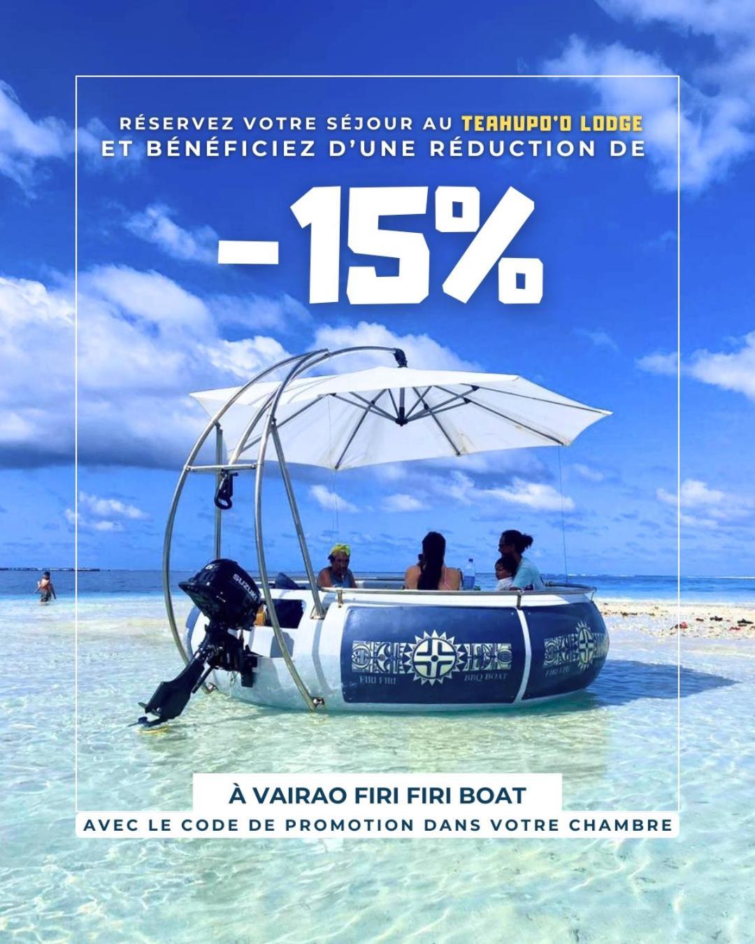 Teahupo'O Lodge, Fare Raepu'U, L'Aventure Du Bout De L'Ile En Famille Ou Entre Amis Teahupoo Zewnętrze zdjęcie